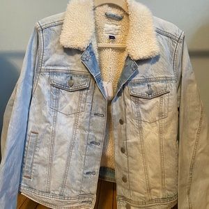 light wash denim jacket